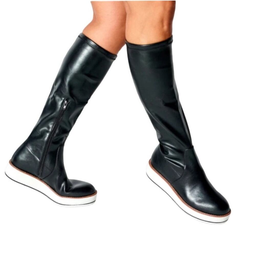 Silent D Black Stretch Boot Size 37 / US 6.5
